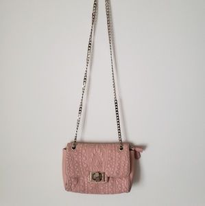 Pale pink purse